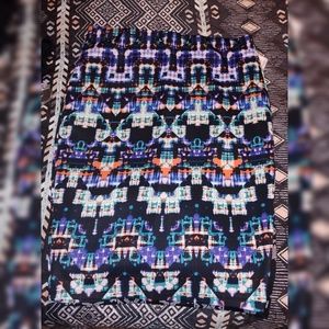 Printed Pencil Skirt.